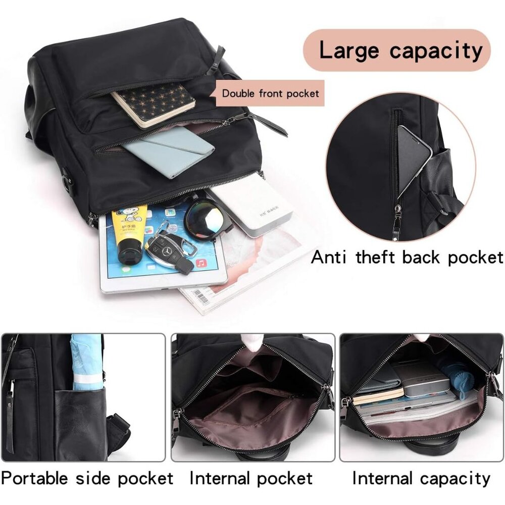 Practical Women's Convertible Backpack Handbag - … - image 5